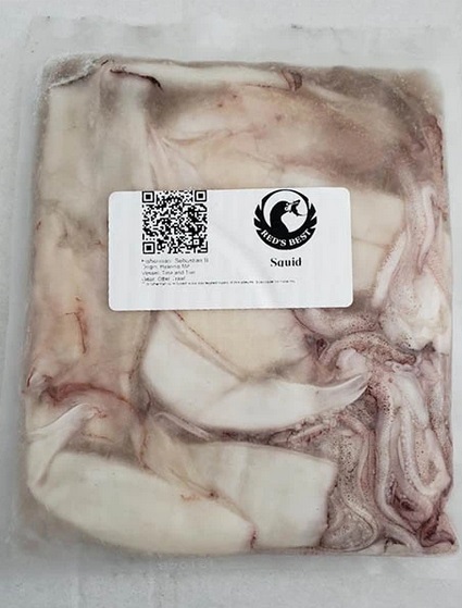 Calamari Squid (Tubes and Tenacles) (1lb)